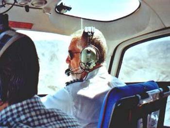 Unser Pilot auf dem Helicopterflug in den Grand Canyon