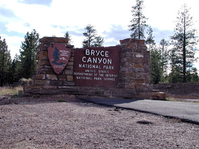 Eingang Bryce Canyon NP