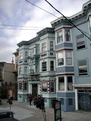 Häuserfassade in San Francisco